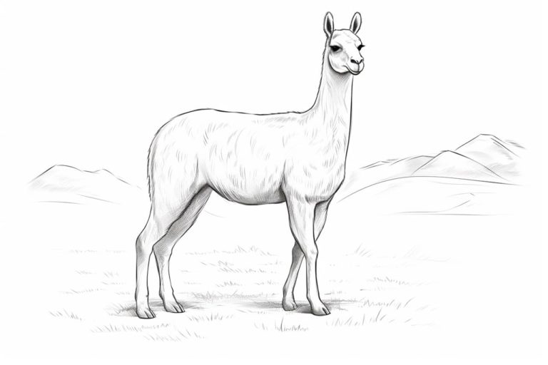 How to Draw a Vicuña Yonderoo