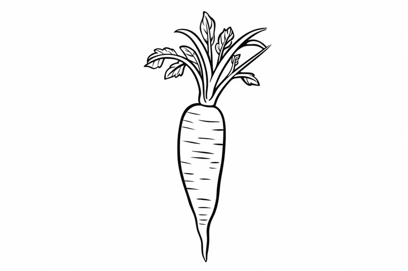 carrot drawing