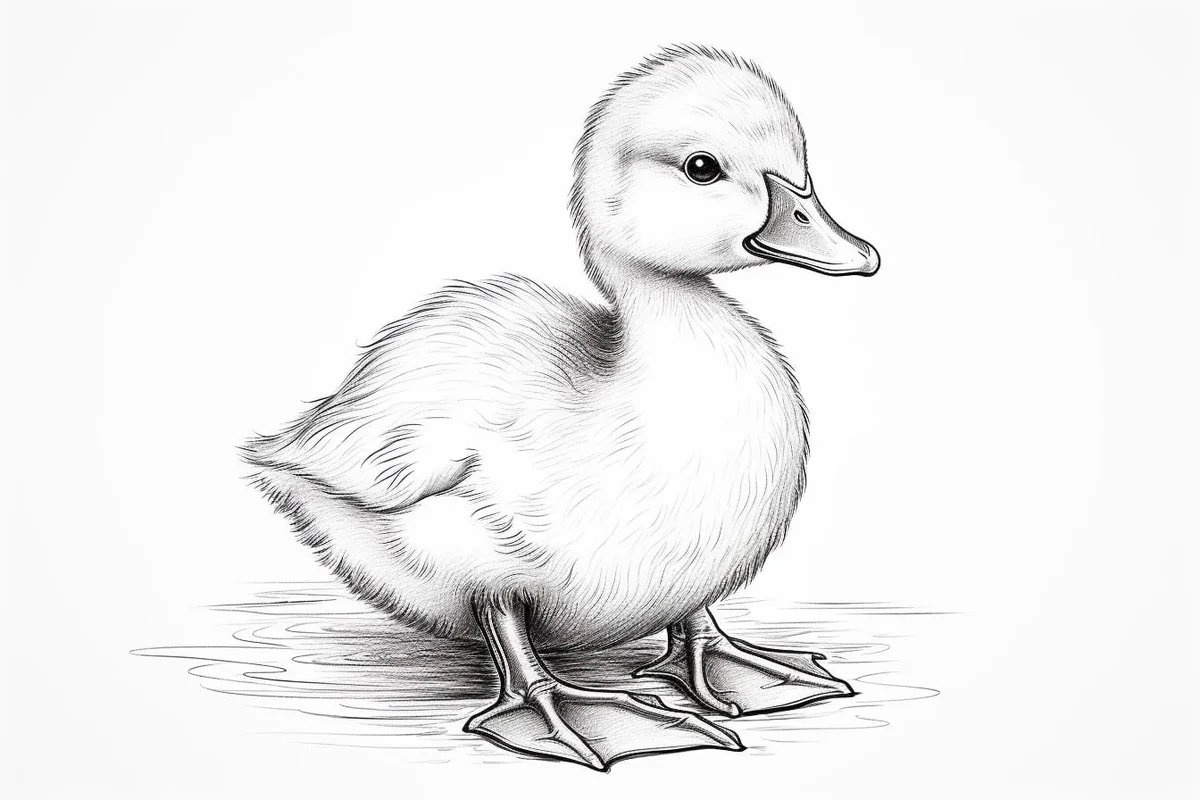 How to Draw a Baby Duck in 9 Easy Steps