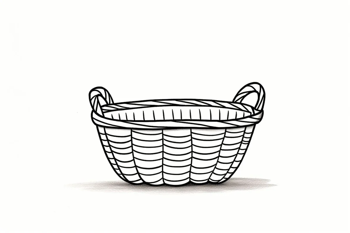 How to Draw a Basket in 6 Simple Steps