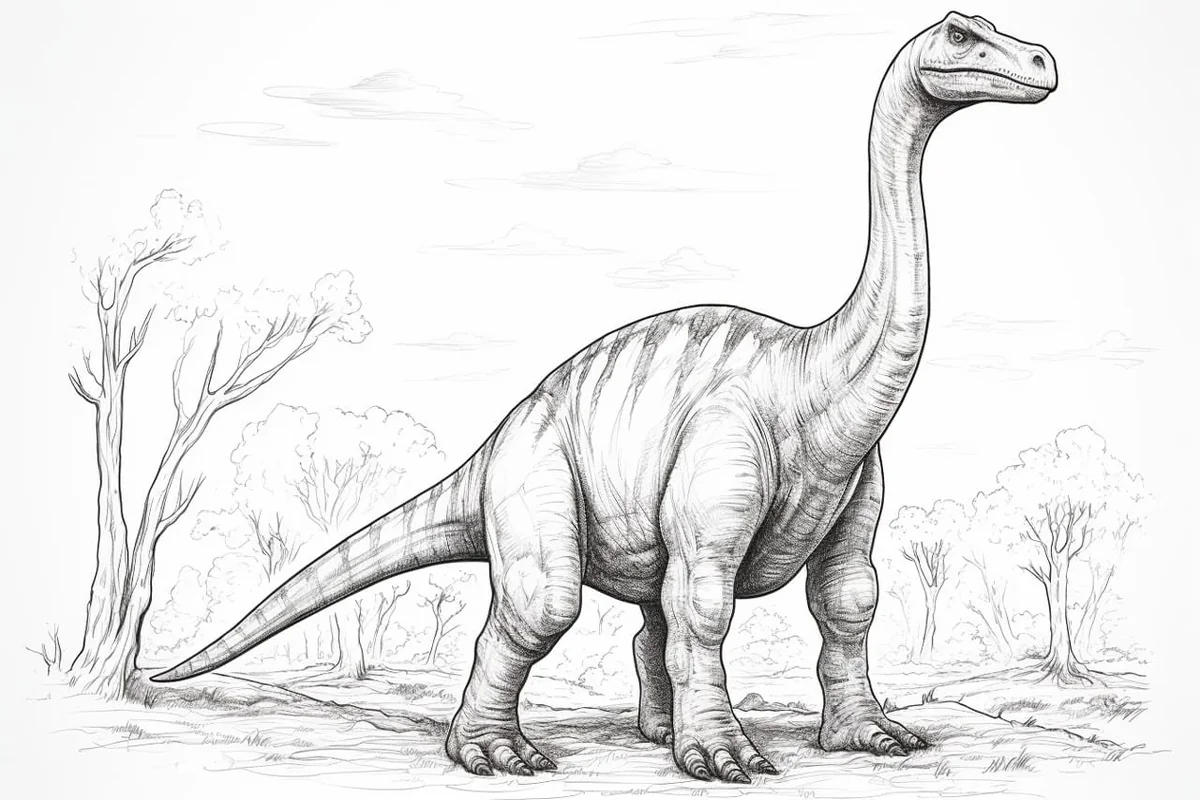 How to Draw a Brontosaurus in 8 Easy Steps