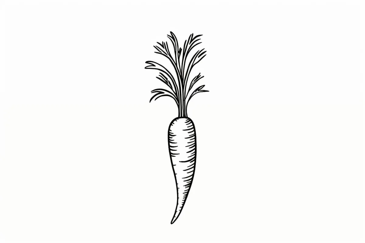 How to Draw a Carrot