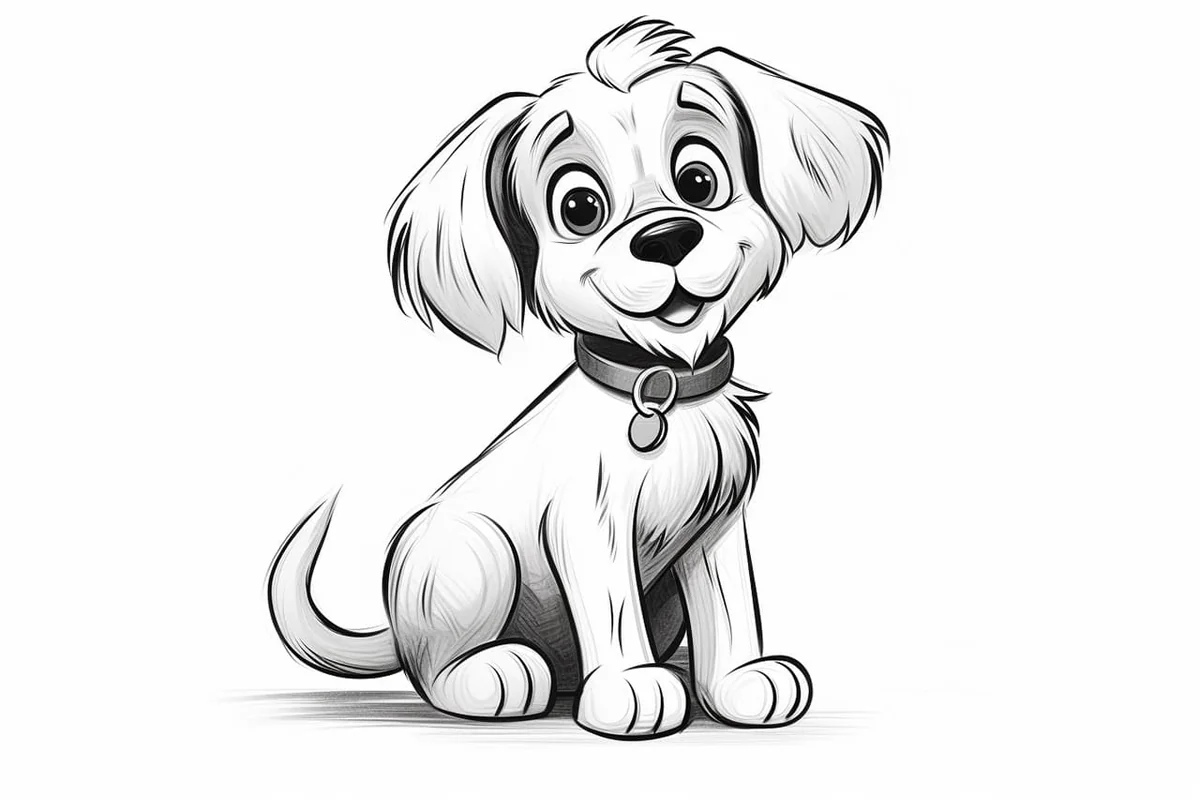 How to Draw a Cartoon Dog in 6 Simple Steps
