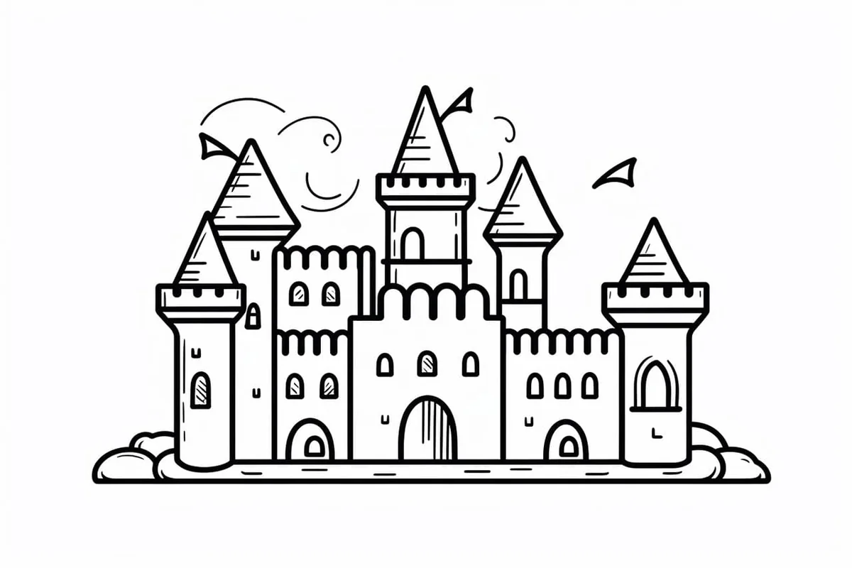 How to Draw a Castle in 9 Nifty Steps