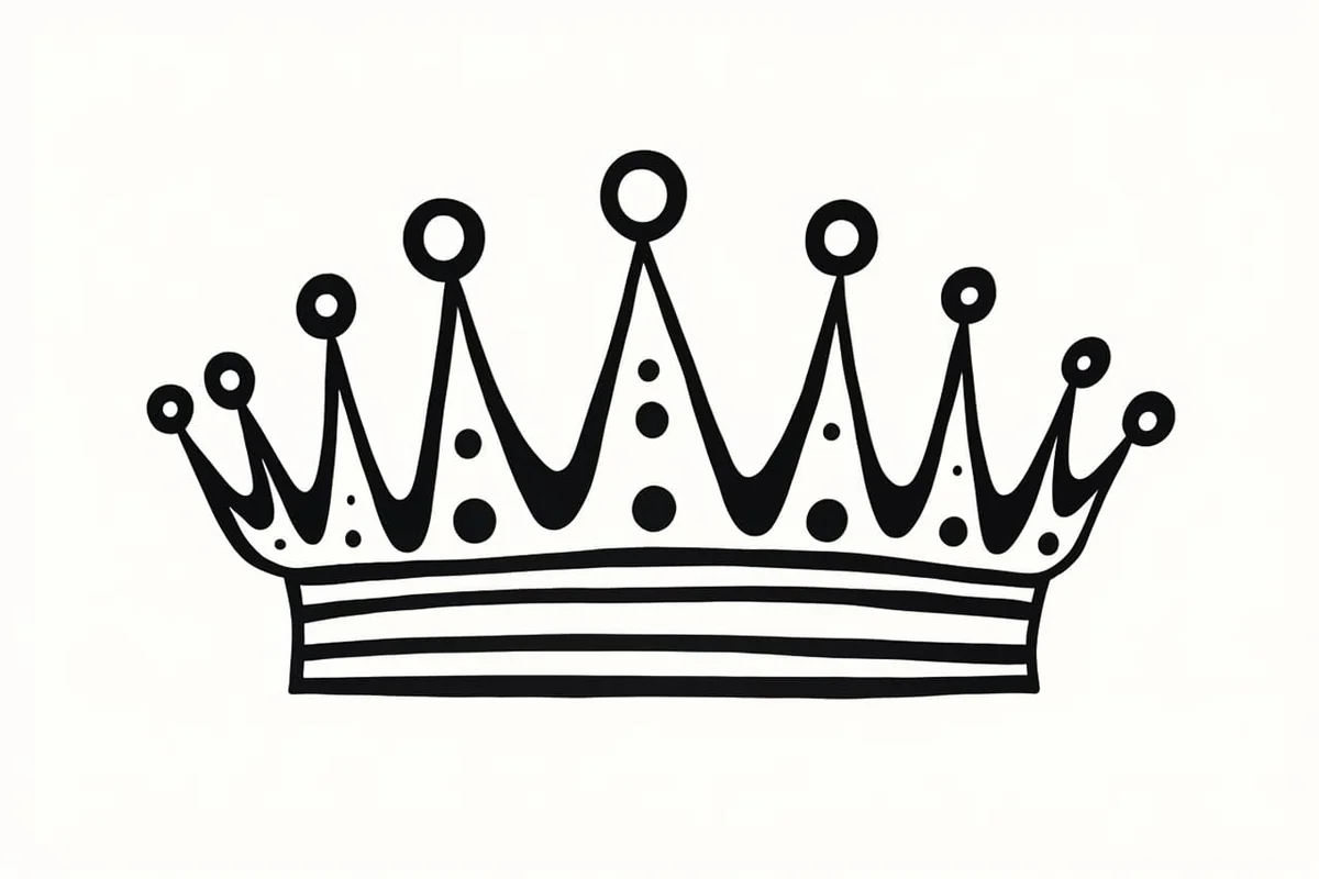 How to Draw a Crown in 6 Simple Steps