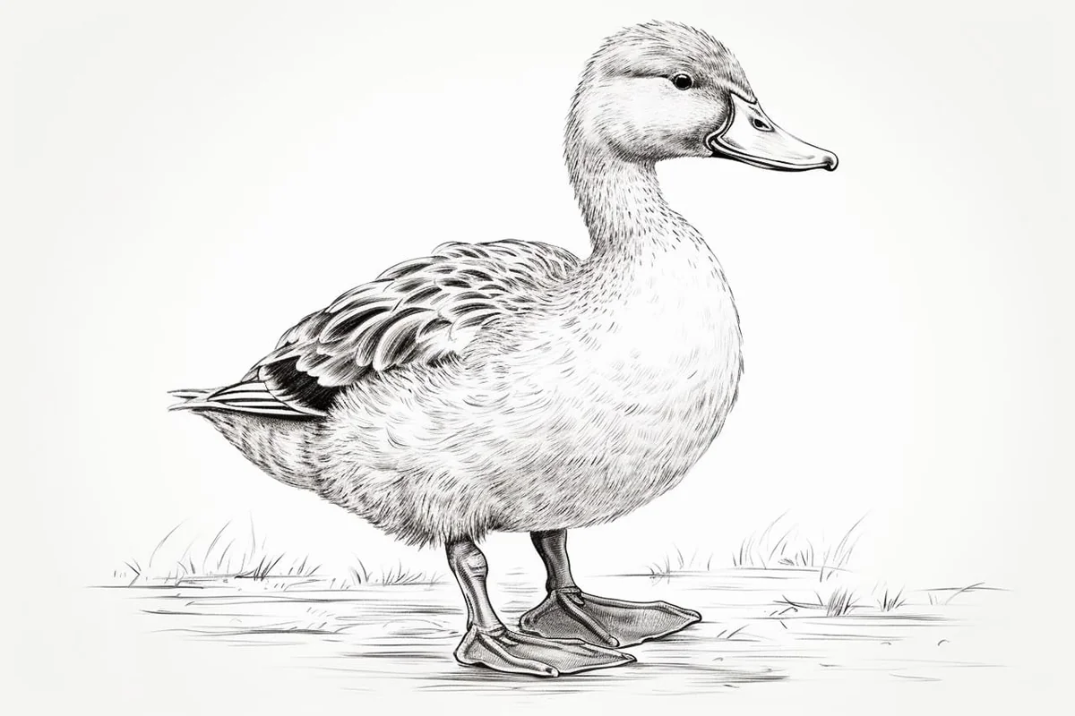 How to Draw a Duck in 10 Easy Steps