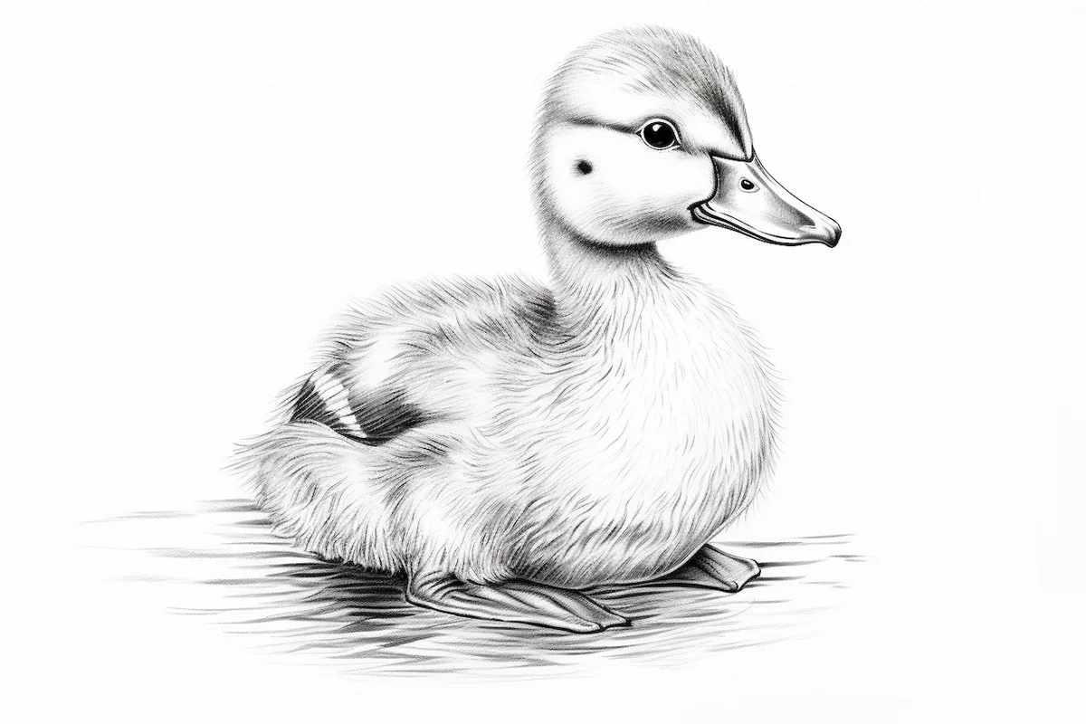 How to Draw a Duckling in 8 Easy Steps
