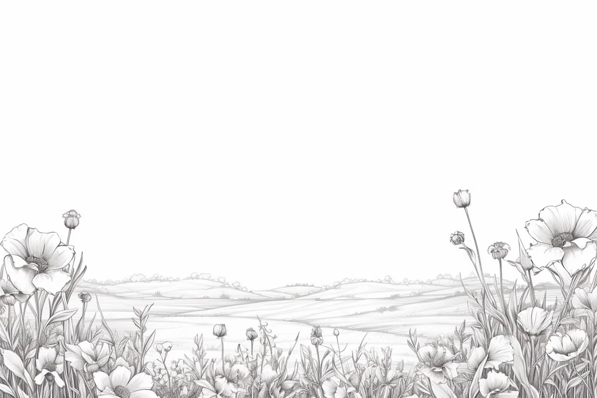 How to Draw a Field of Flowers in 8 Easy Steps