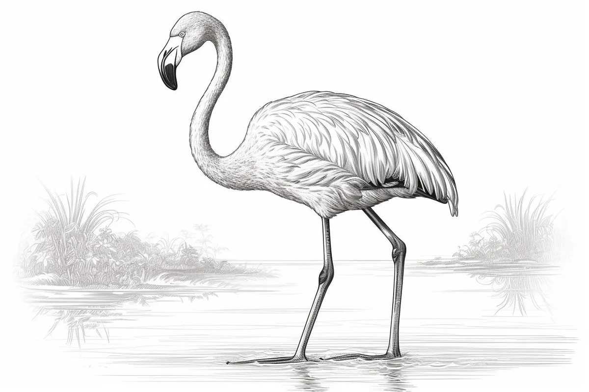How to Draw a Flamingo in 6 Simple Steps