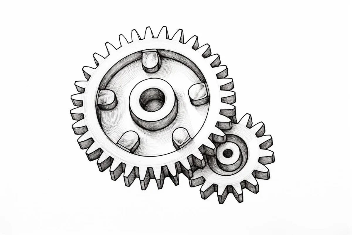 How to Draw a Gear in 8 Easy Steps