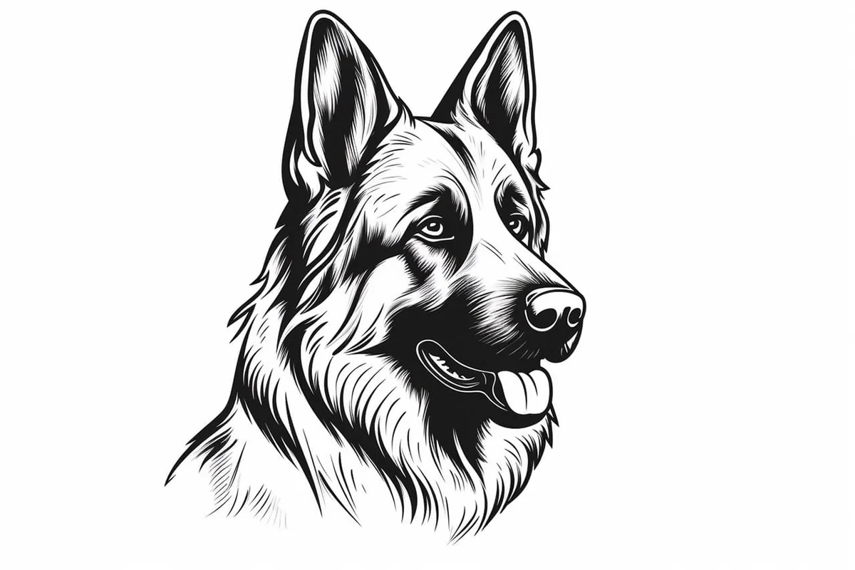 How to Draw a German Shepherd in 7 Simple Steps