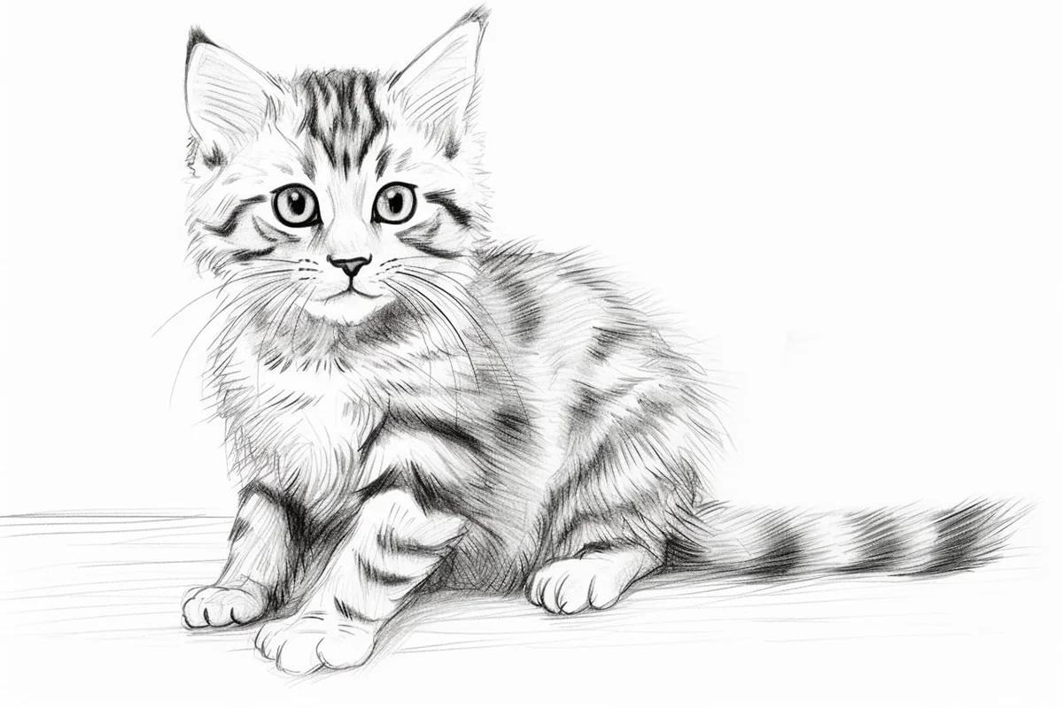 How to Draw a Kitten in 8 Easy Steps