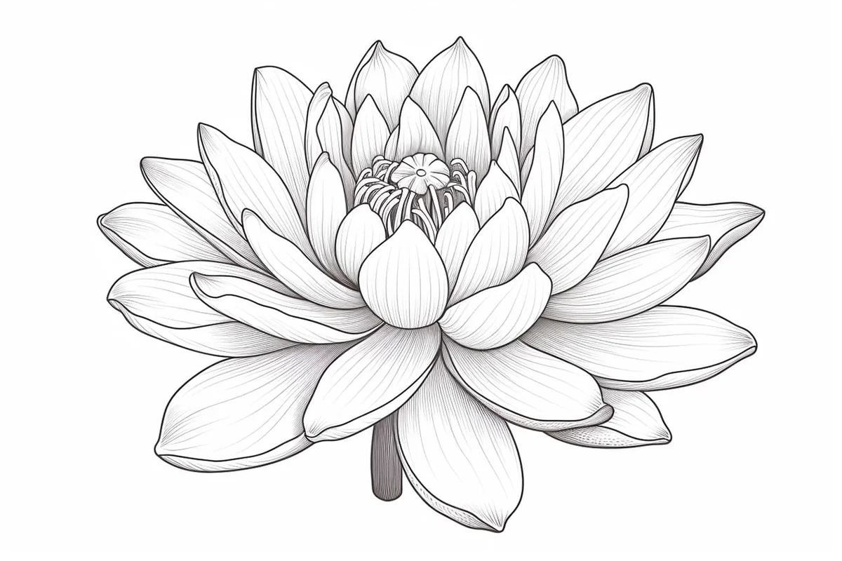How to Draw a Lotus Flower in 10 Easy Steps