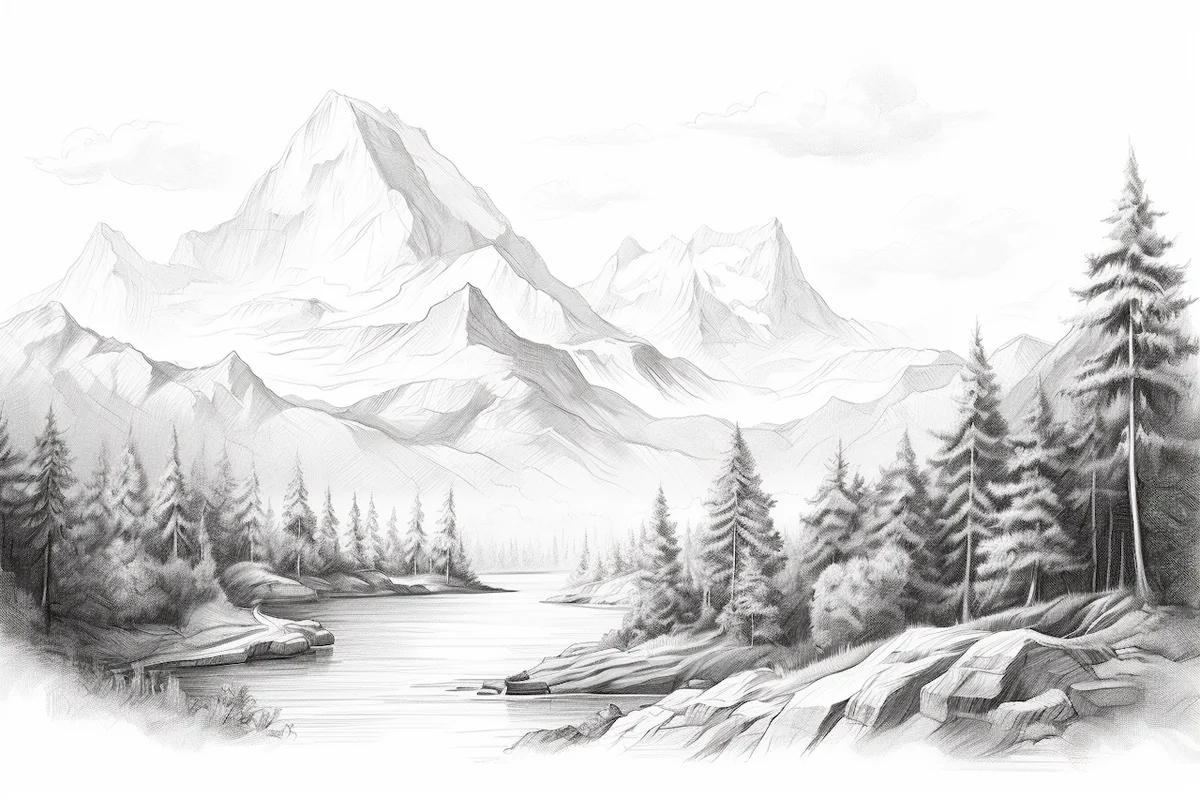 How to Draw a Mountain Landscape in 8 Easy Steps