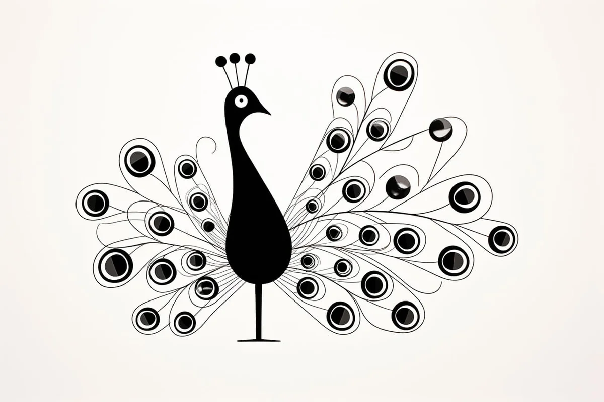 How to Draw a Peacock in 9 Easy Steps