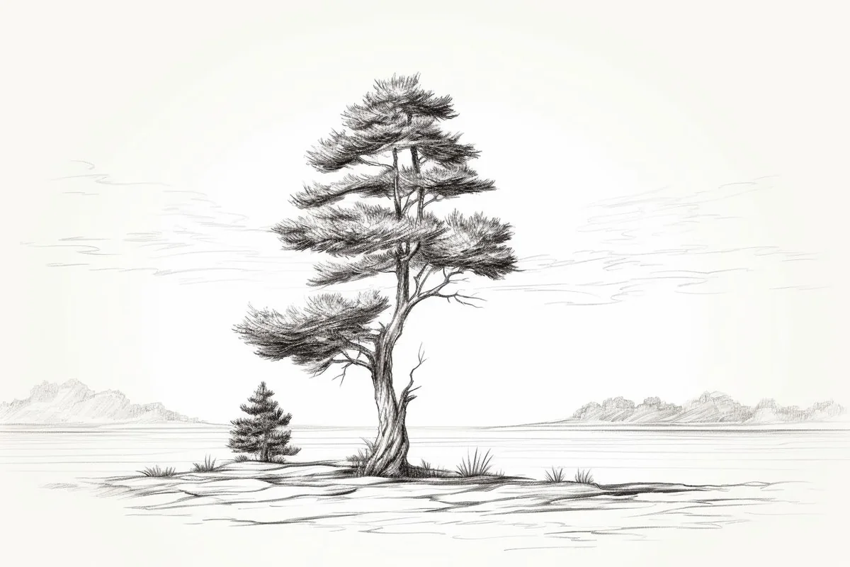 How to Draw a Pine Tree in 8 Easy Steps