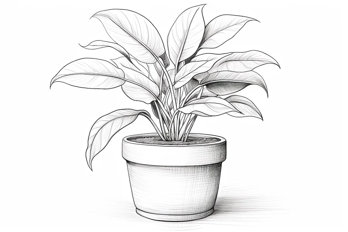 How to Draw a Plant Pot in 8 Easy Steps
