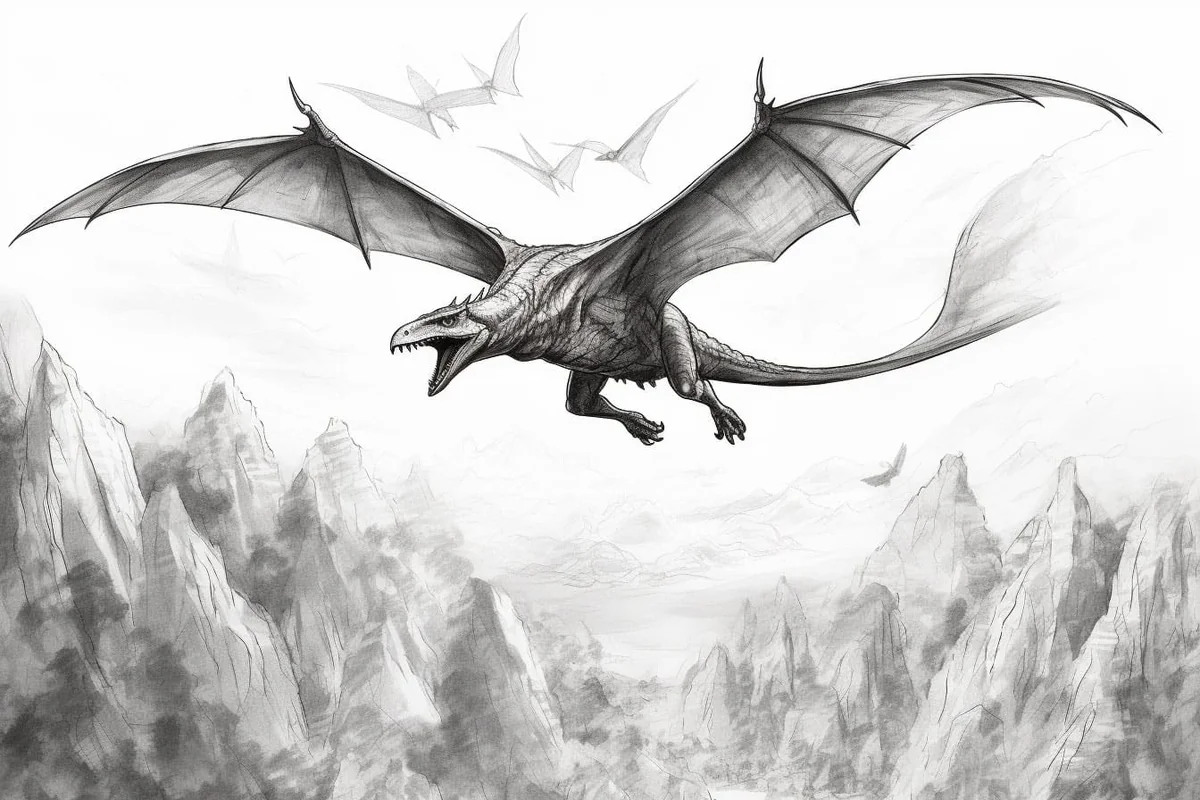 How to Draw a Pterodactyl in 8 Easy Steps