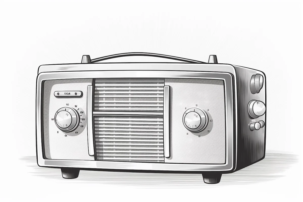How to Draw a Radio A Step by Step Guide to Capturing Vintage Charm