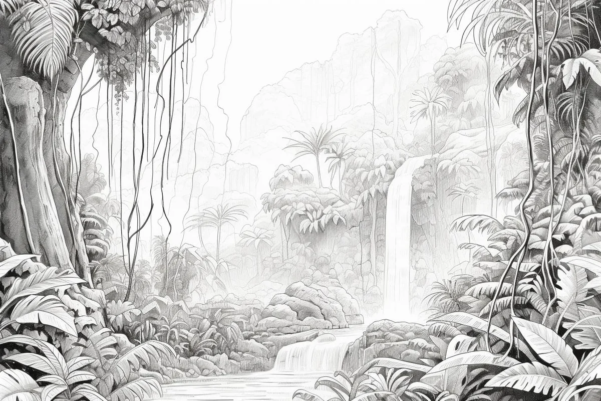 How to Draw a Rainforest in 8 Easy Steps
