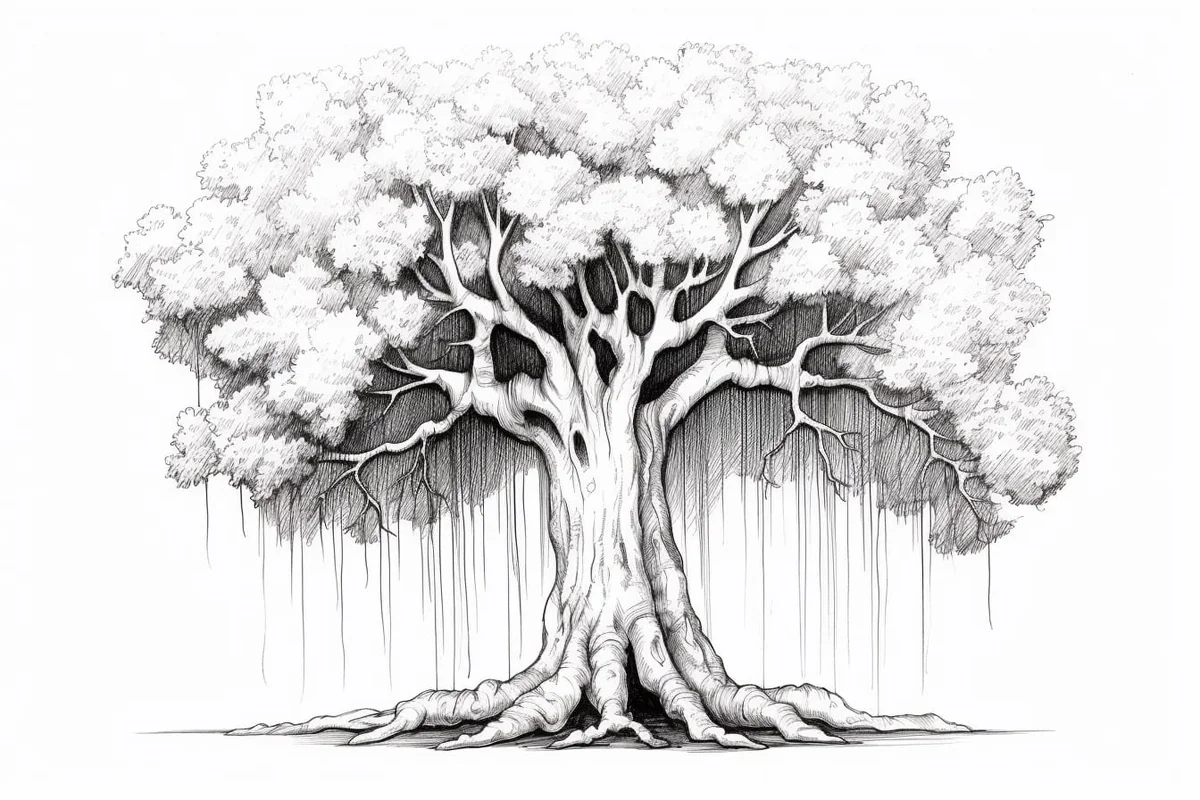 How to Draw a Rainforest Tree in 6 Simple Steps