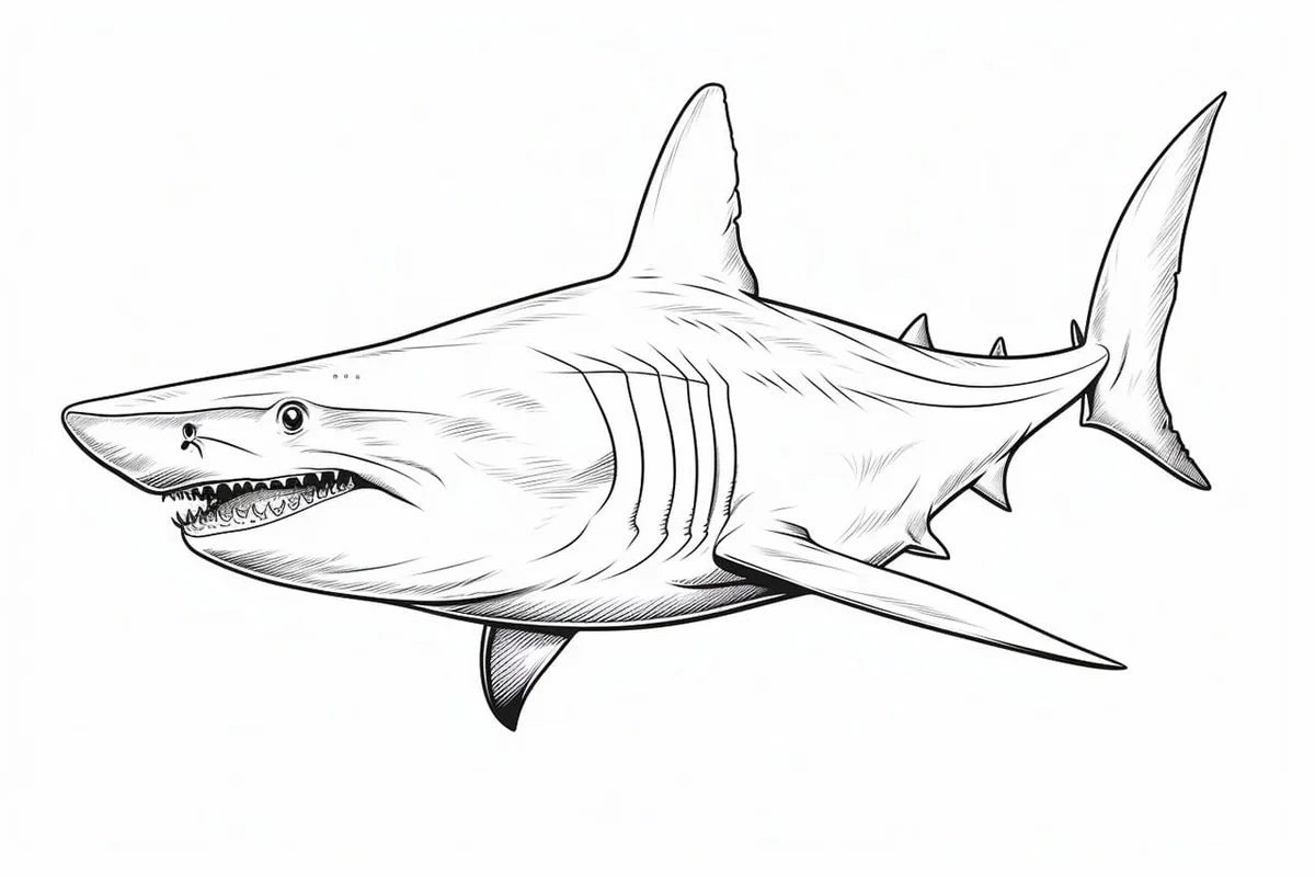 How to Draw a Shark Easy