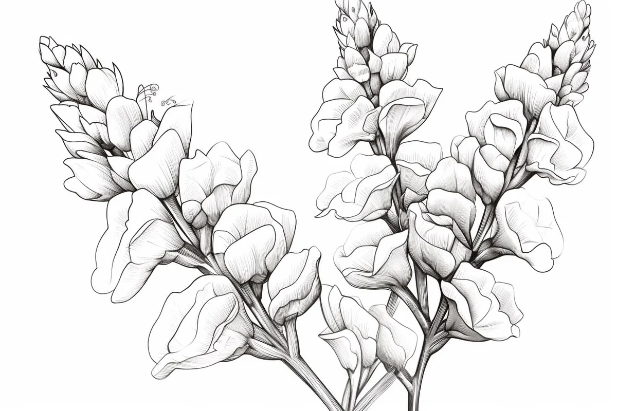 How to Draw a Snapdragon in 8 Easy Steps