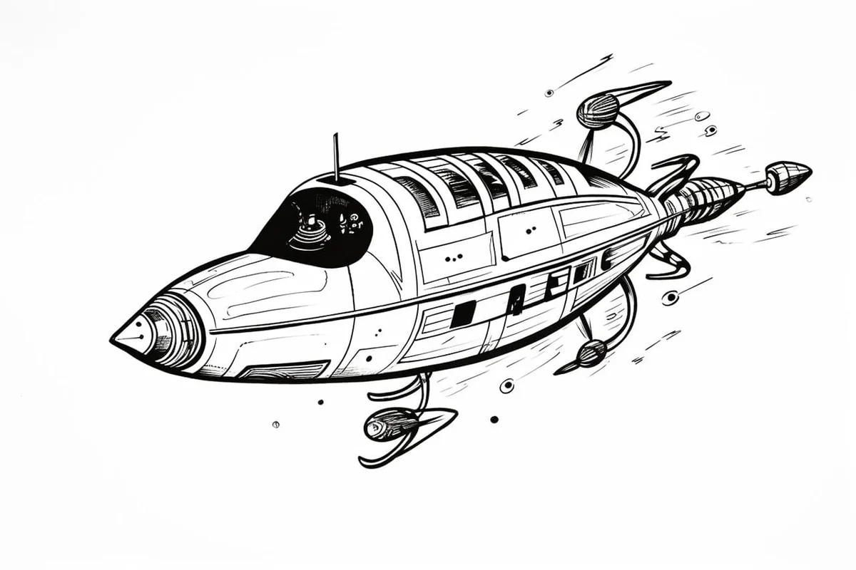 How to Draw a Spaceship in 7 Simple Steps