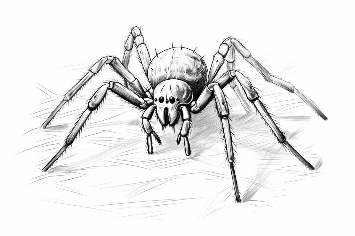 How to Draw a Spider in 10 Easy Steps
