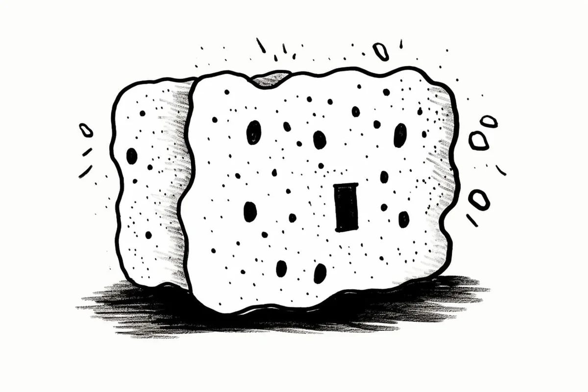 How to Draw a Sponge in 6 Steps