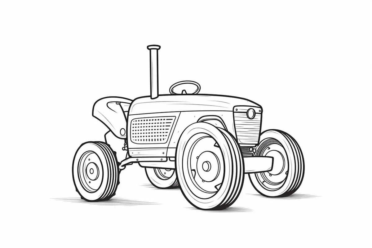 How to Draw a Tractor in 7 Easy Steps