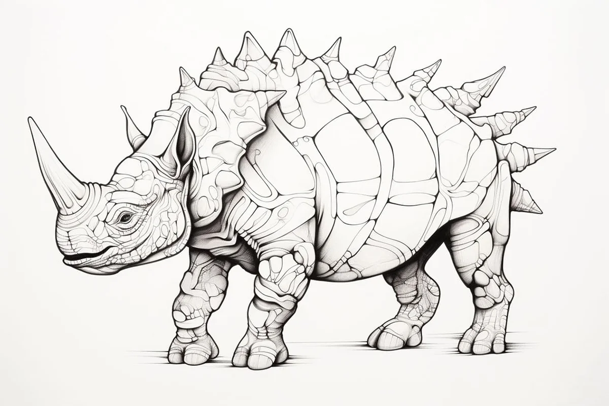 How to Draw a Triceratops in 5 Easy Steps