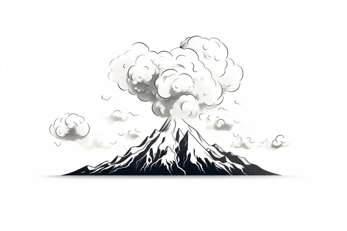 How to Draw a Volcano in 8 Easy Steps