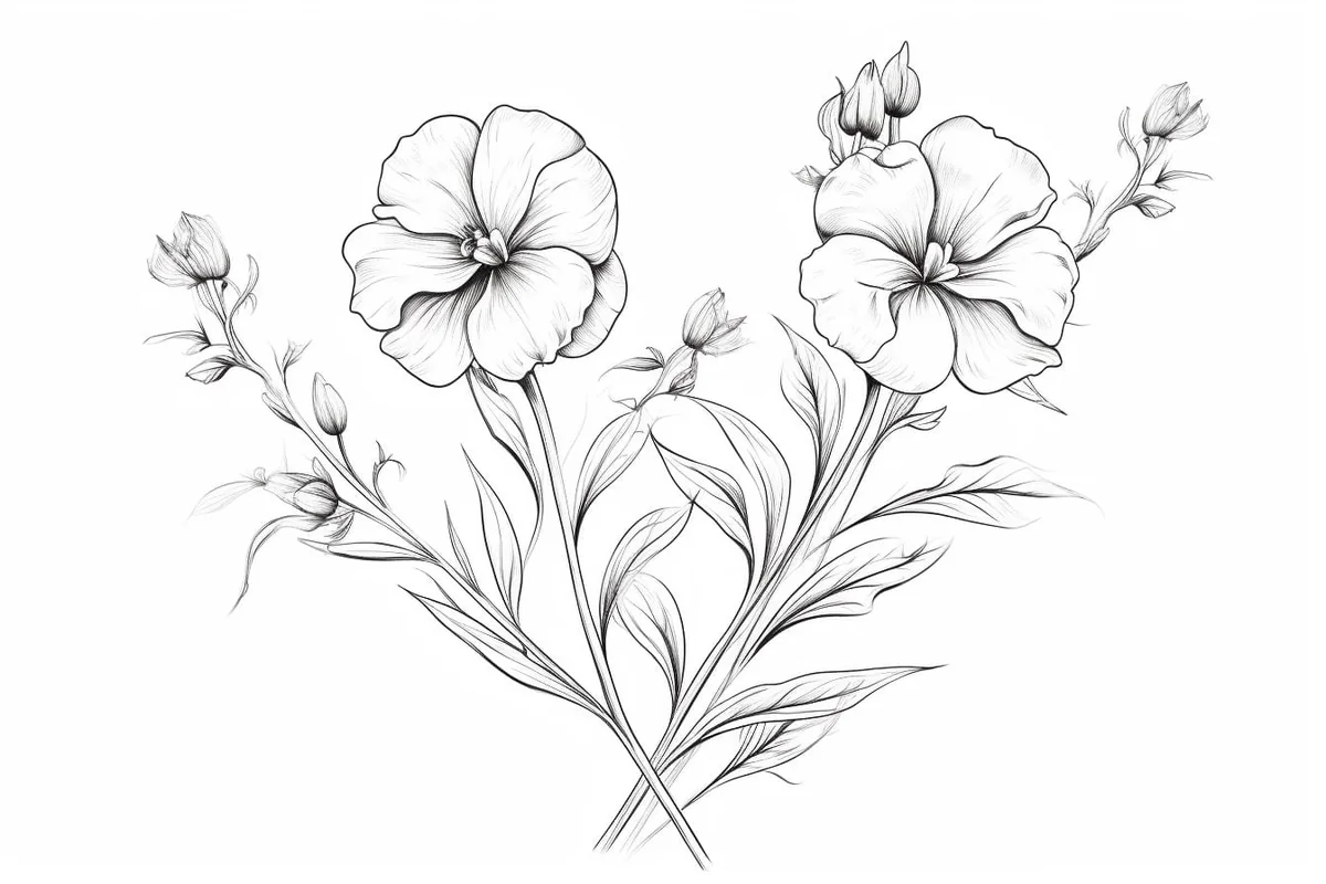 How to Draw a Wildflower