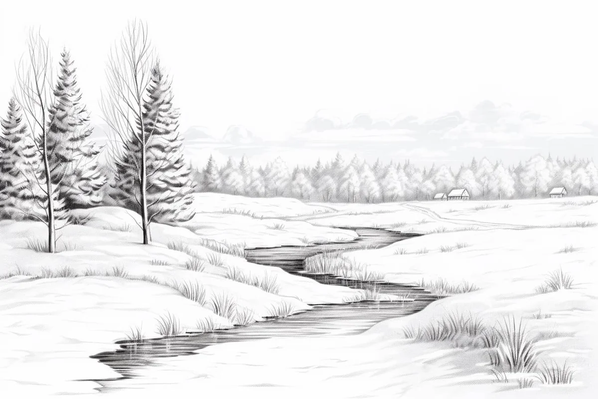 How to Draw a Winter Landscape in 7 Simple Steps