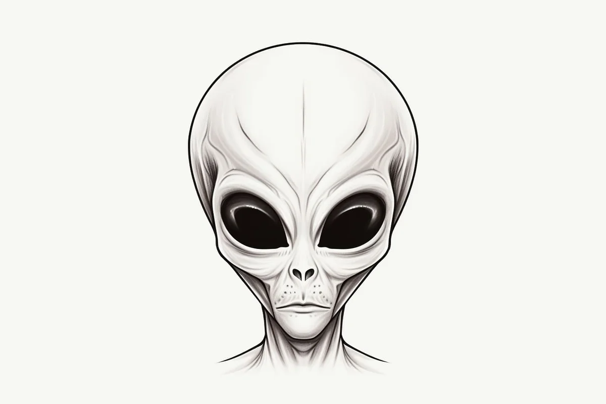 How to Draw an Alien Face