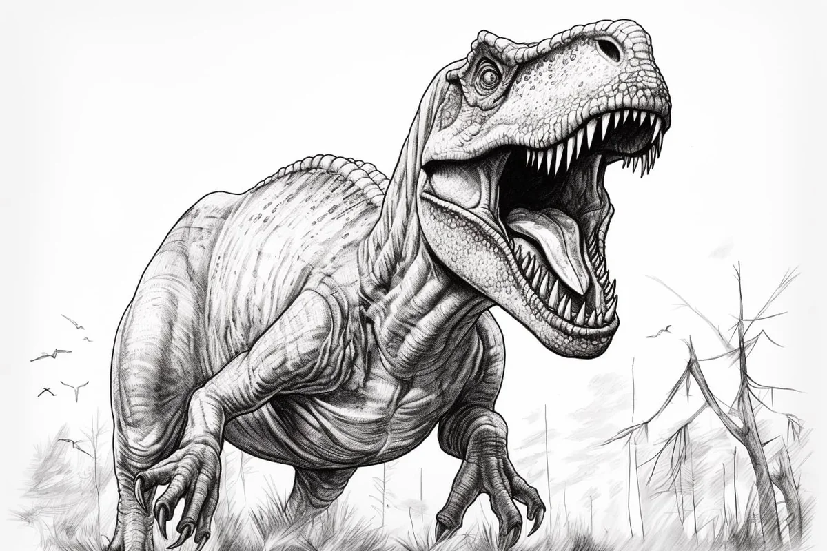 How to Draw an Allosaurus in 10 Simple Steps