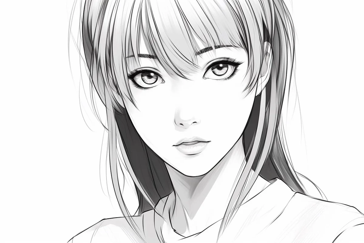 How to Draw an Anime Girl's Face