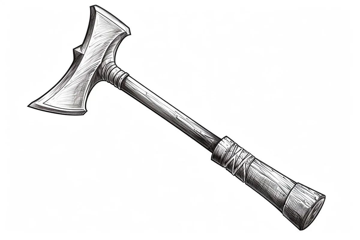 How to Draw an Axe in 9 Simple Steps