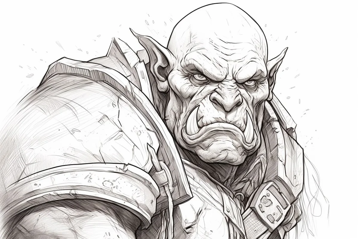 How to Draw an Orc in 10 Easy Steps