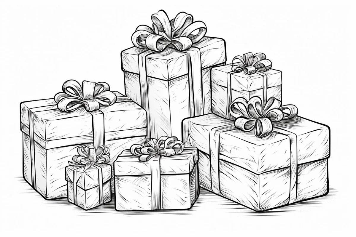 How to Draw Christmas Presents in 6 Simple Steps
