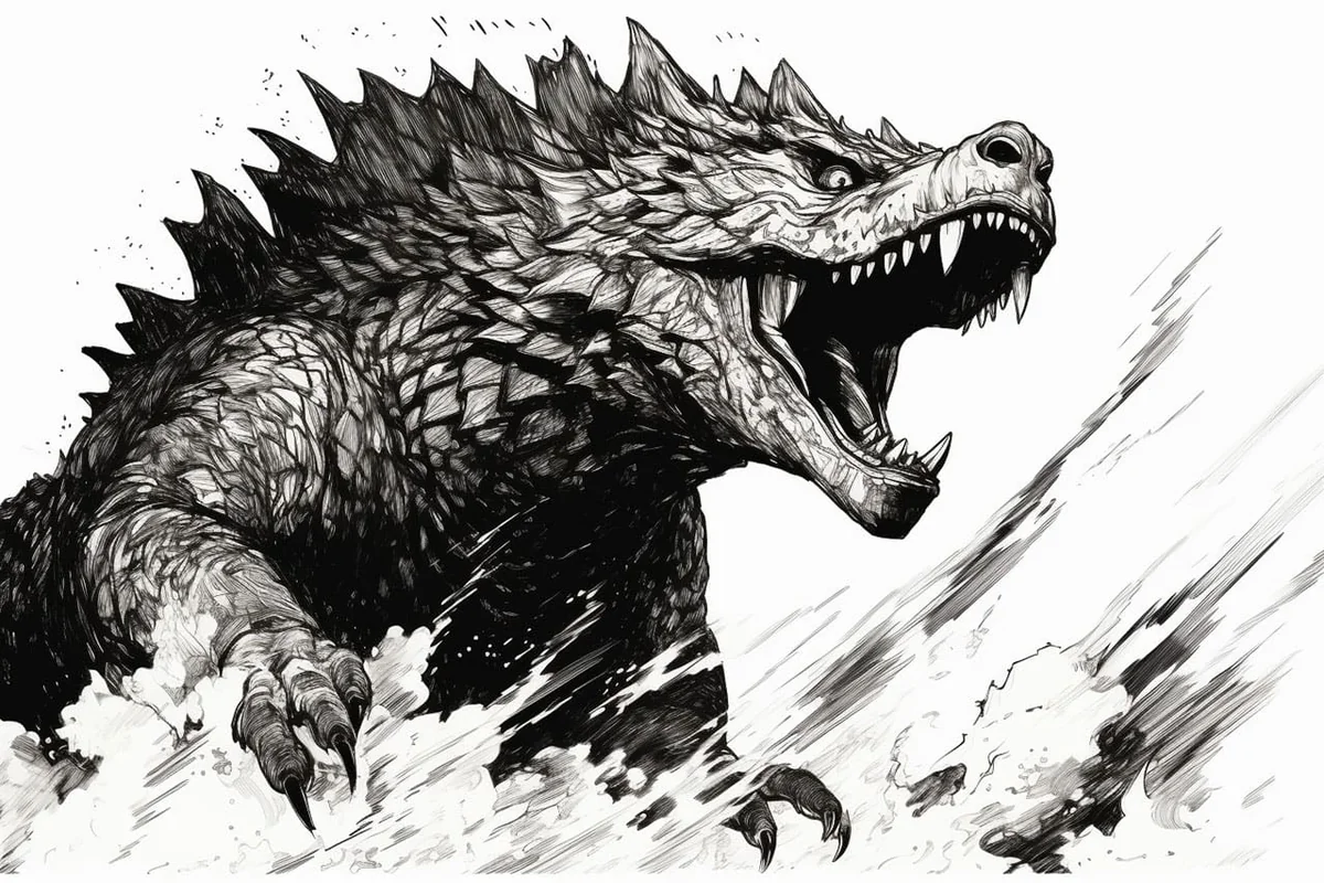 How to Draw Godzilla in 5 Simple Steps
