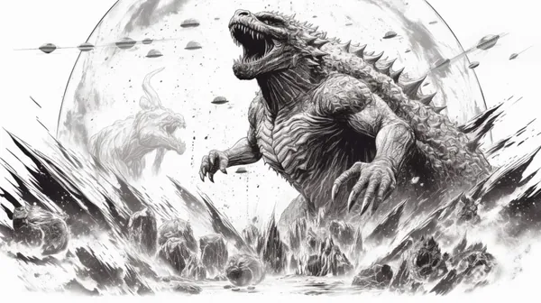 Godzilla atomic breath