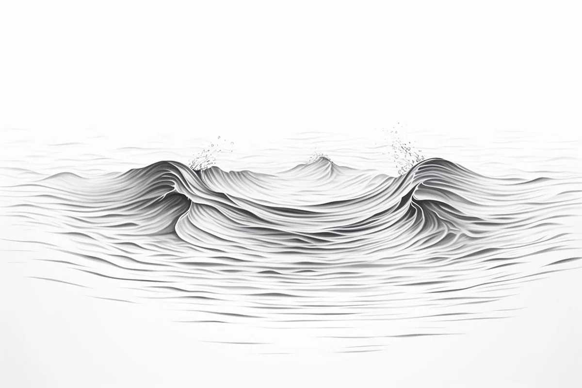 How to Draw Ripples in the Water in 10 Easy Steps