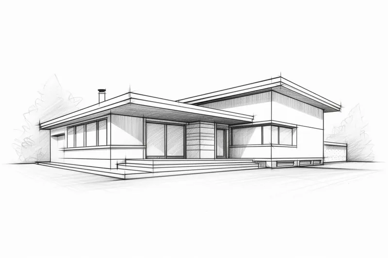 How to Draw a 3D House