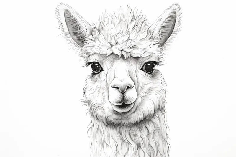 How to Draw an Alpaca