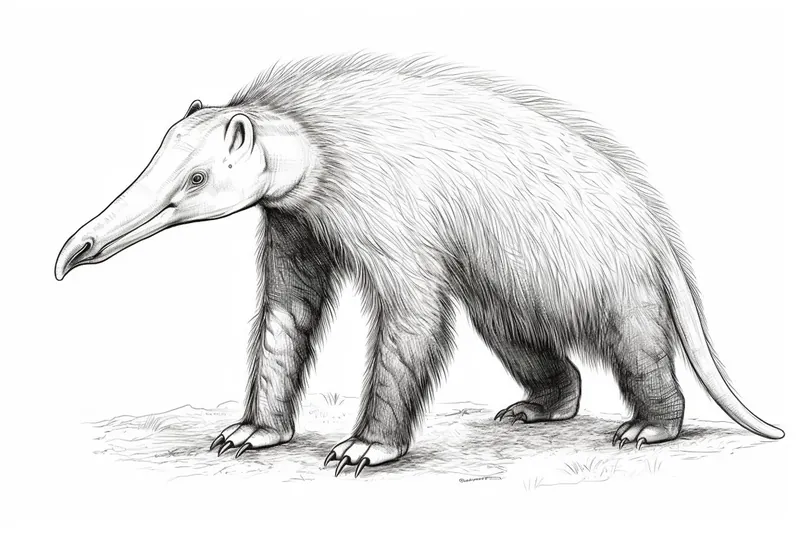 How to Draw an Anteater