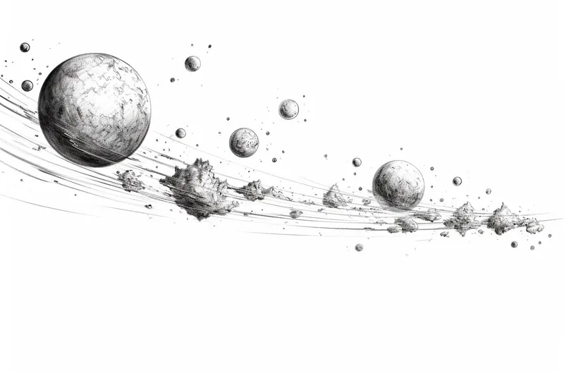 How to Draw an Asteroid Belt