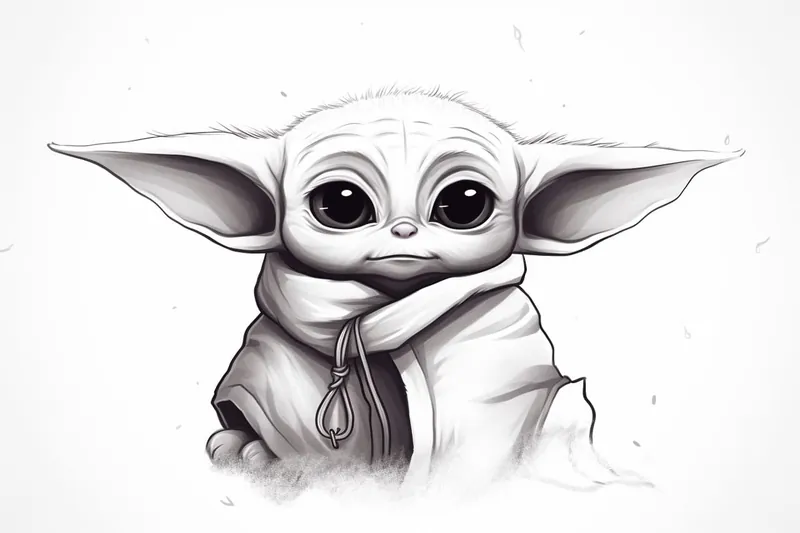 How to Draw a Baby Yoda