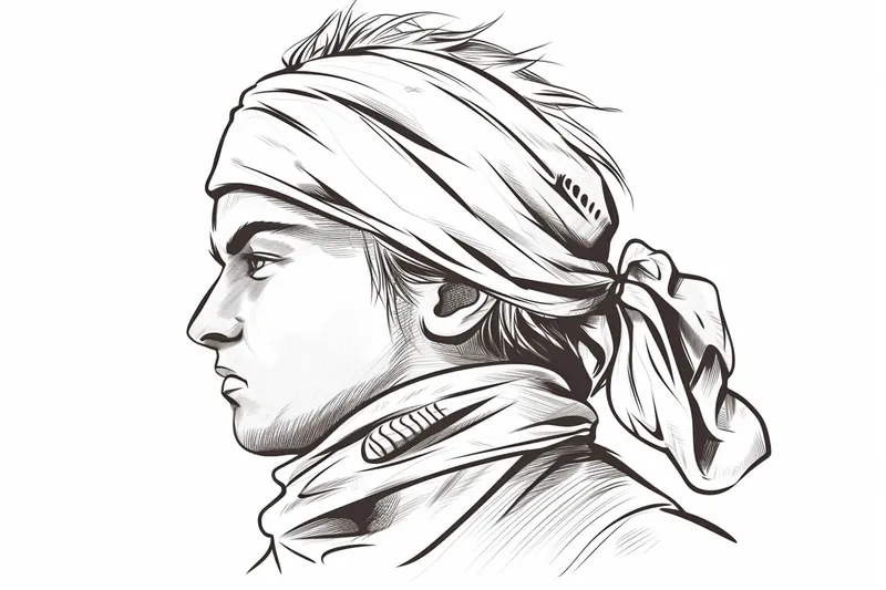 How to Draw a Bandana